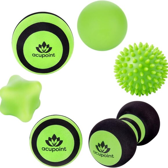 Massage Ball Therapy Set for Muscle Knots and Post-Workout - Physical Therapy Ba - Picture 1 of 6